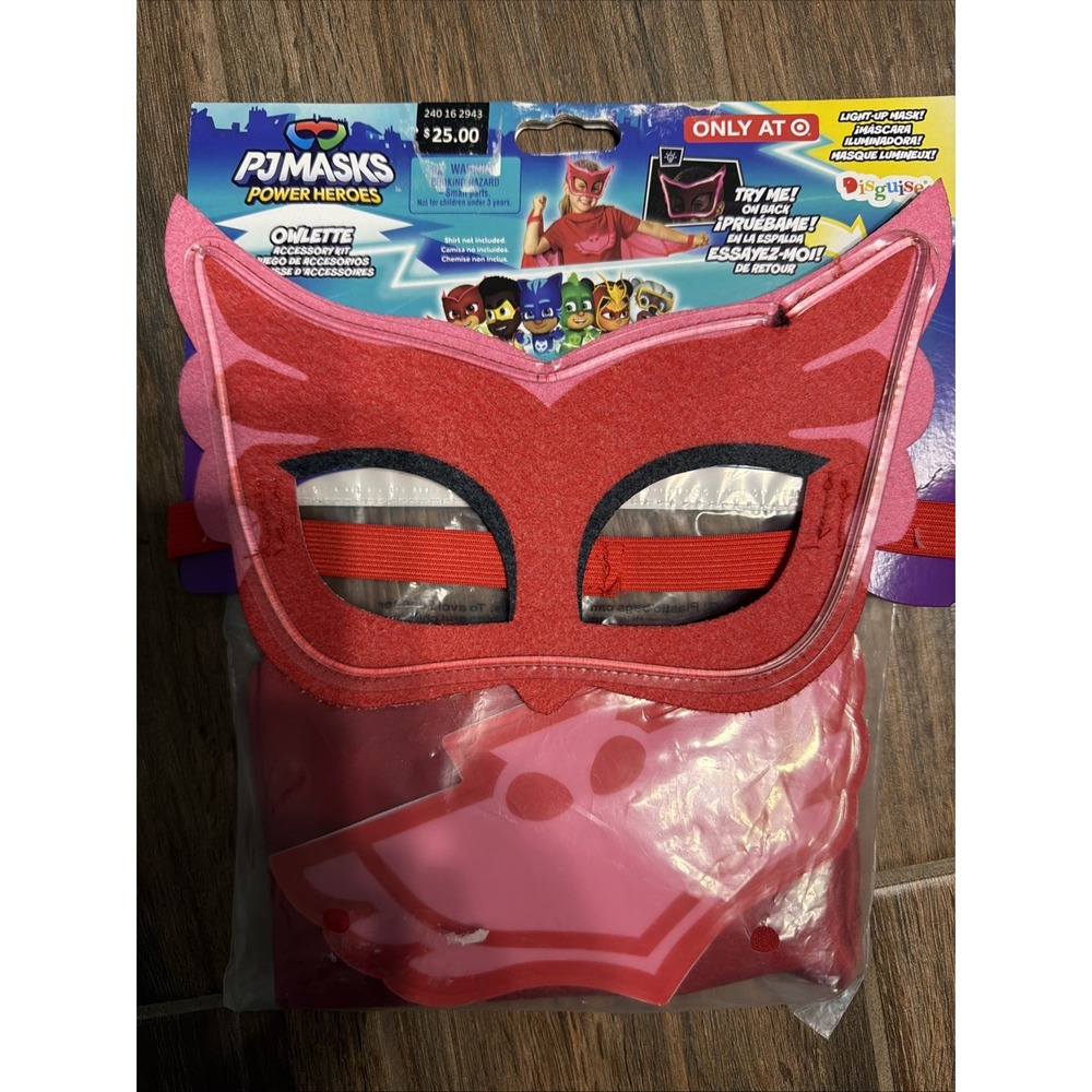 PJ Masks Power‎ Heros Owlette Accessory Kit Light Up Mask